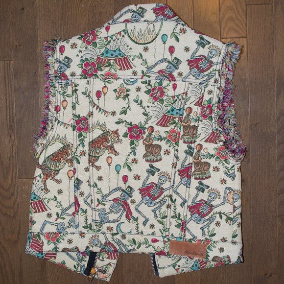 Zadig & Voltaire Kio Deluxe Tapestry Vest - Picture 3 of 10